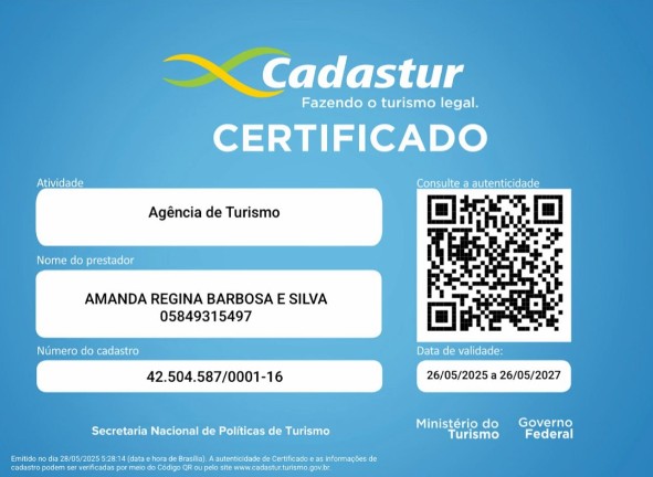 Certificado Cadastur