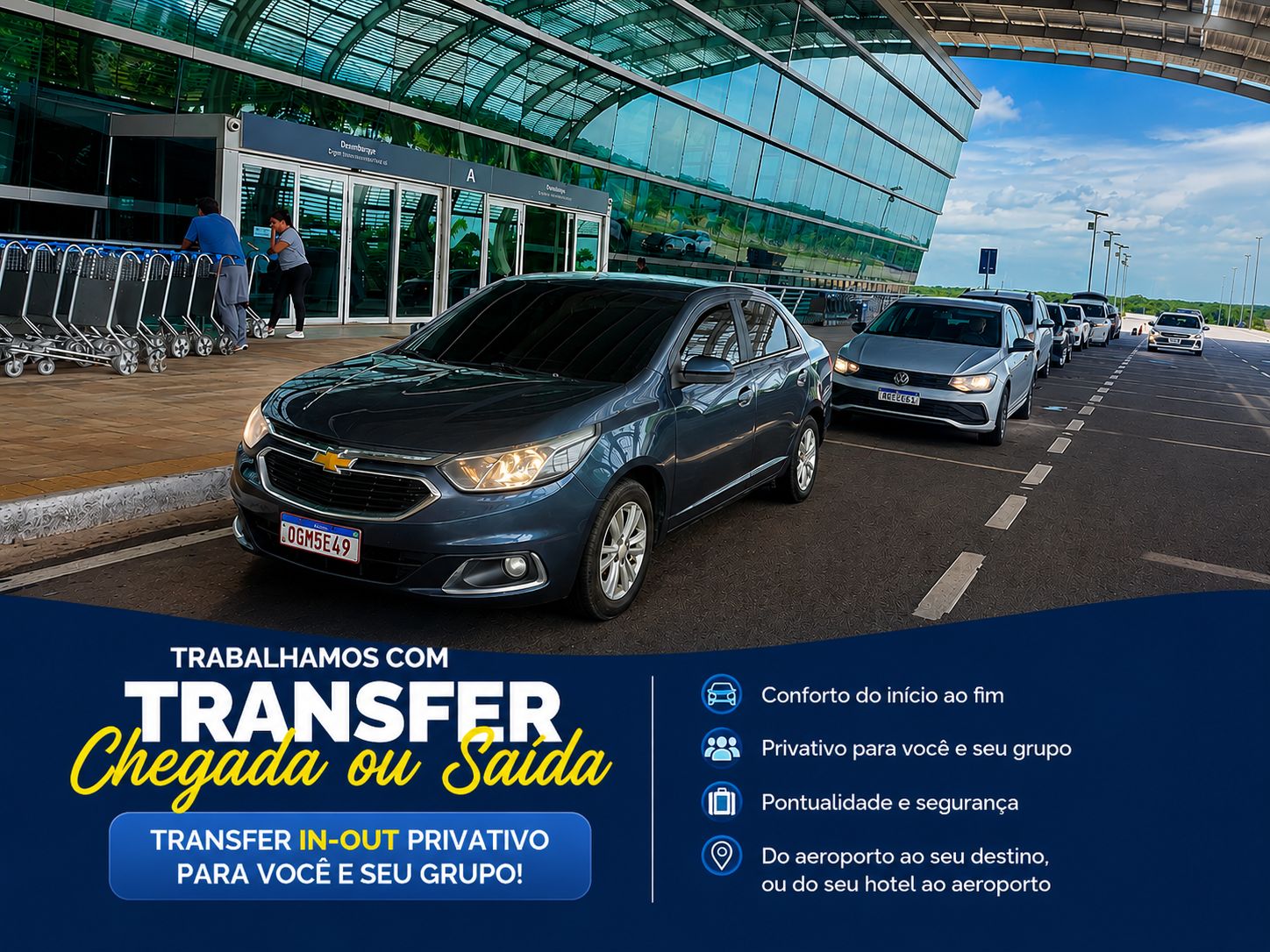 TRANSFER PRIVATIVO: AERPORTO DE NATAL X HOTEL NA PRAIA DA PIPA/RN